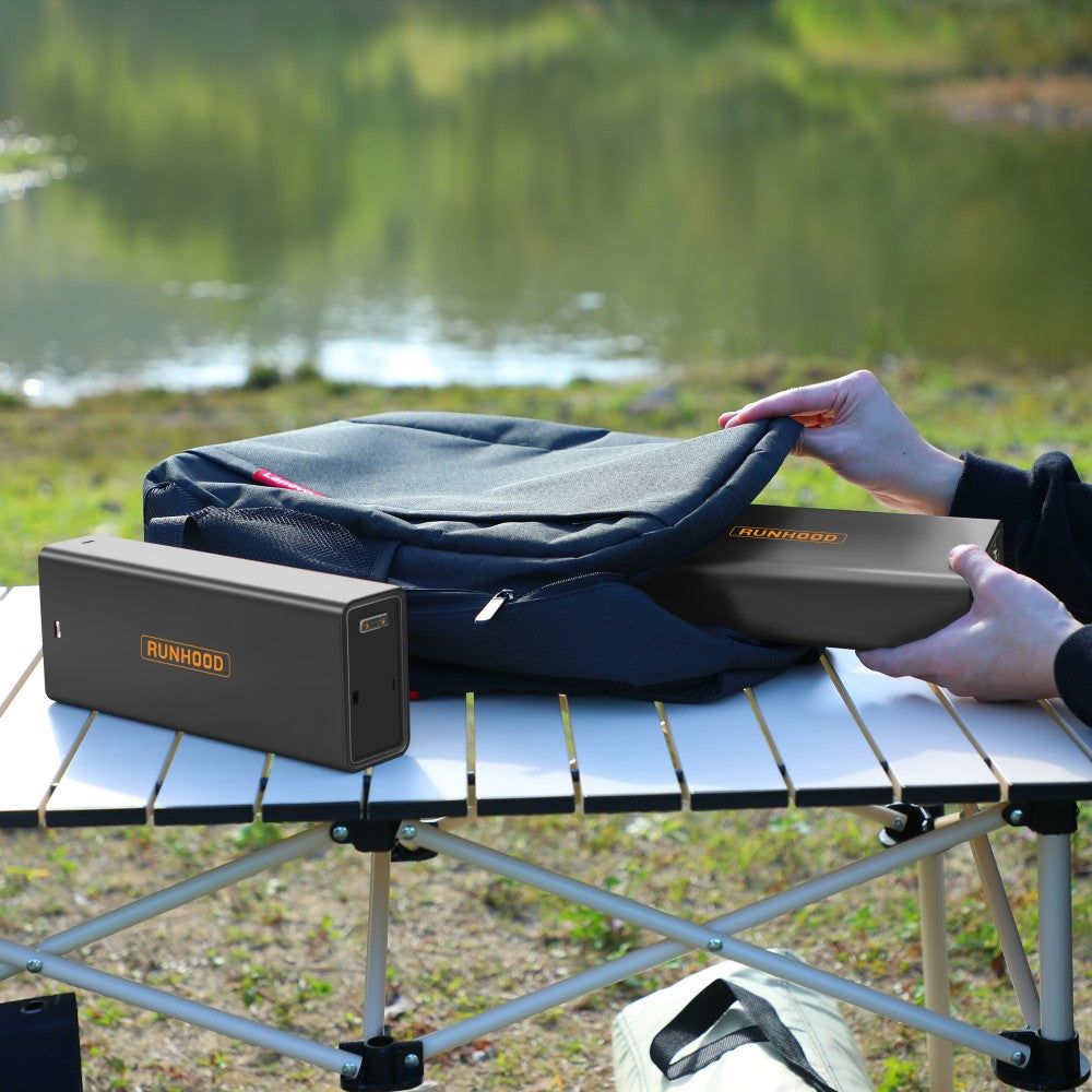 Setting up camp with RUNHOOD’s modular portable power